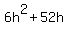 6h%5E2%2B52h