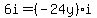 6i=%28-24y%29i