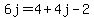6j=4%2B4j-2