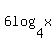 6log%284%2Cx%29
