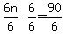 6n%2F6-6%2F6=90%2F6