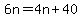 6n=4n%2B40%29