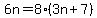 6n=8%283n%2B7%29