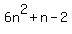6n%5E2%2Bn-2