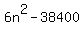 6n%5E2+-38400
