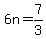 6n+=+7%2F3