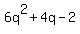 6q%5E2%2B4q-2