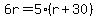 6r=5%28r%2B30%29