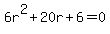 6r%5E2%2B20r%2B6=0