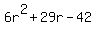 6r%5E2%2B29r-42