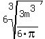 6root%283%2C3m%5E3%2F6pi%29