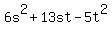 6s%5E2%2B13st-5t%5E2
