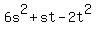 6s%5E2%2Bst-2t%5E2