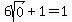 6sqrt%280%29%2B1=1