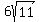 6sqrt%2811%29