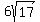 6sqrt%2817%29