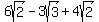 6sqrt%282%29-3sqrt%283%29%2B4sqrt%282%29