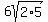 6sqrt%282%2A5%29