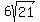 6sqrt%2821%29