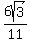 6sqrt%283%29%2F11
