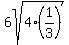 6sqrt%284%281%2F3%29%29