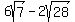 6sqrt%287%29-2sqrt%2828%29