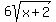 6sqrt%28x%2B2%29