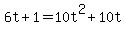 6t%2B1=10t%5E2%2B10t%29