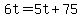 6t=5t%2B75%29