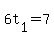 6t%5B1%5D+=+7