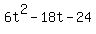 6t%5E2-18t-24