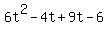 6t%5E2-4t%2B9t-6