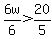 6w%2F6%3E+20%2F5