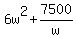 6w%5E2%2B7500%2Fw