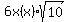 6x%28x%29%2Asqrt%2810%29