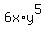 6x%2Ay%5E5