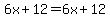 6x%2B12=6x%2B12