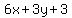 6x%2B3y%2B3