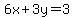 6x%2B3y=3