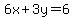 6x%2B3y=6