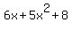 6x%2B5x%5E2%2B8