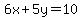 6x%2B5y=10