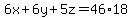 6x%2B6y%2B5z=46%2A18