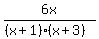 6x%2F%28%28x%2B1%29%28x%2B3%29%29