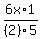6x%2F%282%29%2A1%2F5