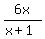 6x%2F%28x%2B1%29