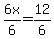 6x%2F6=12%2F6