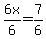 6x%2F6=7%2F6