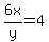 6x%2Fy=4