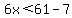 6x%3C61-7